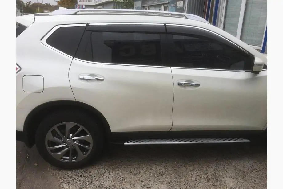Nissan X-trail T32/Rogue 2014-2021 гг. Рейлинги оригинальный дизайн (Серый) Фото 2