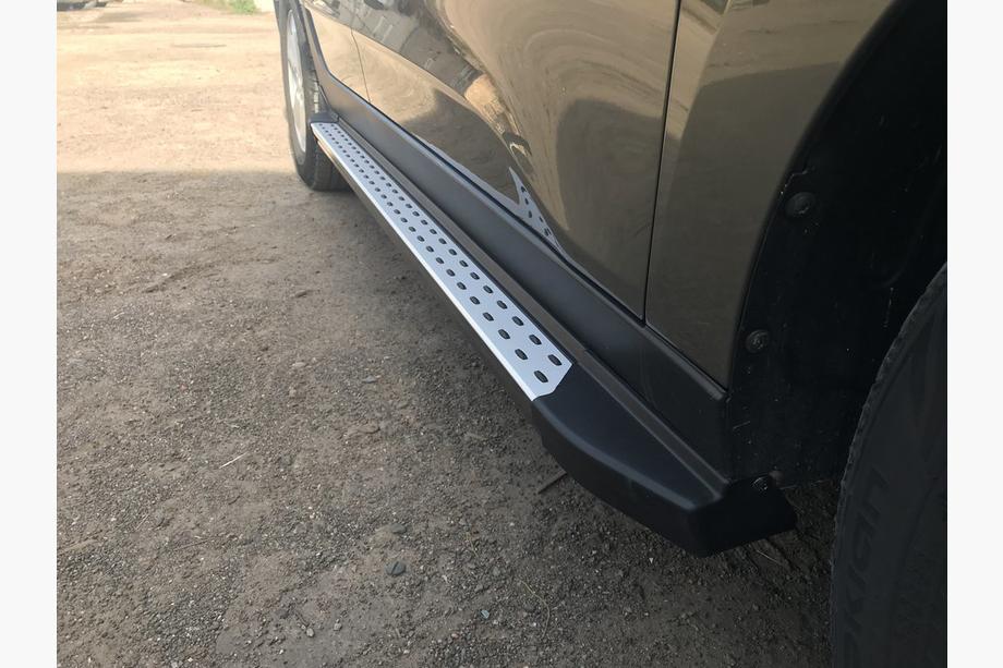 Боковые Пороги OEM-BMW-V2 (2 шт, пластик) Image