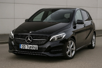 Mercedes B-class W246 2011-2018 гг. Передняя решетка радиатора Diamond Black (2015-2018) фото 1