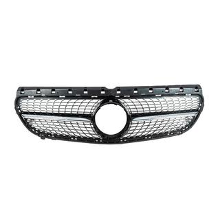 Передняя решетка радиатора Diamond Black (2015-2018) фото 2