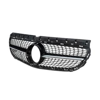 Передняя решетка радиатора Diamond Black (2015-2018) фото 4