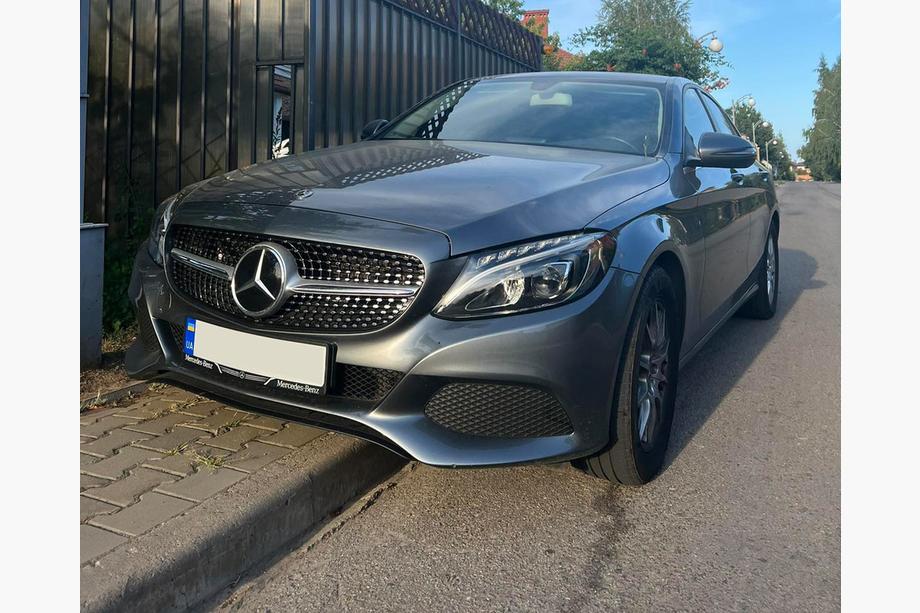 Mercedes C-class W205 2014-2021 гг. Передняя решетка Diamond Silver (для Avantgarde/AMG-Line/C43 AMG) 2018+, без камеры Фото 5