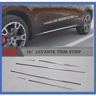 Комплект Хромированных Накладок на Двери Maserati Levante 2016- гг. фото 3