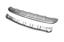 Накладки на передний и задний бампер 2015-2019 V2 (пластик) фото 1