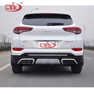 Передние и задние накладки 2015-2019 (2 шт) Hyundai Tucson TL 2016-2021 гг. фото 4