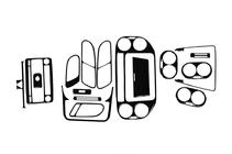 Volkswagen Tiguan 2007-2016 гг. Накладки на панель приборов (2011-2015) фото 3