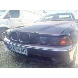 Реснички на фары (2 шт., черные) BMW 5 серия E39 1996-2003 гг. фото 2