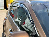 Kia Sportage 2015-2021 гг. Ветровики с хромированным молдингом (4 шт, Niken) фото 5