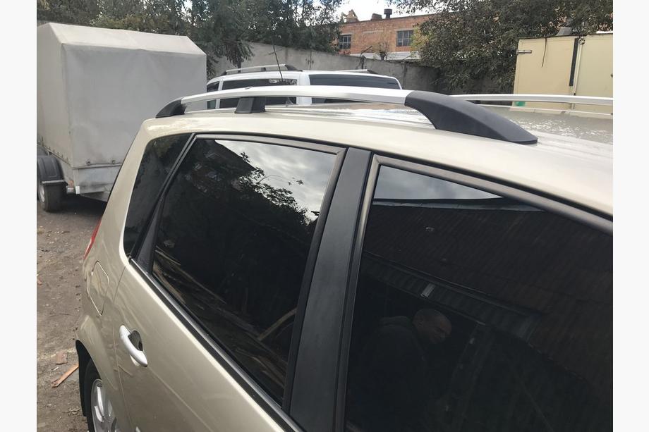 Renault Scenic/Grand 2003-2009 гг. Хромированные Рейлинги (2 шт) Длинная База (Grande) Фото 5