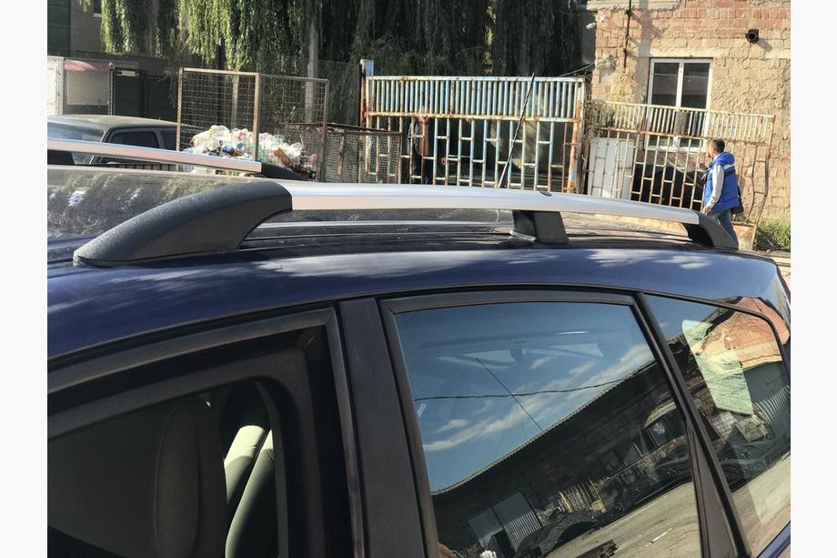 Renault Scenic/Grand 2003-2009 гг. Хромированные Рейлинги (2 шт) Длинная База (Grande) Фото 4