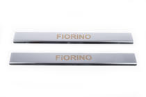 Накладки на пороги Carmos V1 (2 шт, нержавейка) фото 2 Накладки на пороги Carmos V1 (2 шт, нержавейка) фото 2