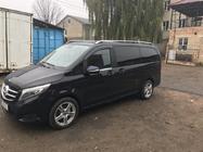 Mercedes Viano 2004-2014 гг. Серые рейлинги Skyport (цельнометаллические) фото 6
