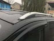 Mercedes Viano 2004-2014 гг. Серые рейлинги Skyport (цельнометаллические) фото 7