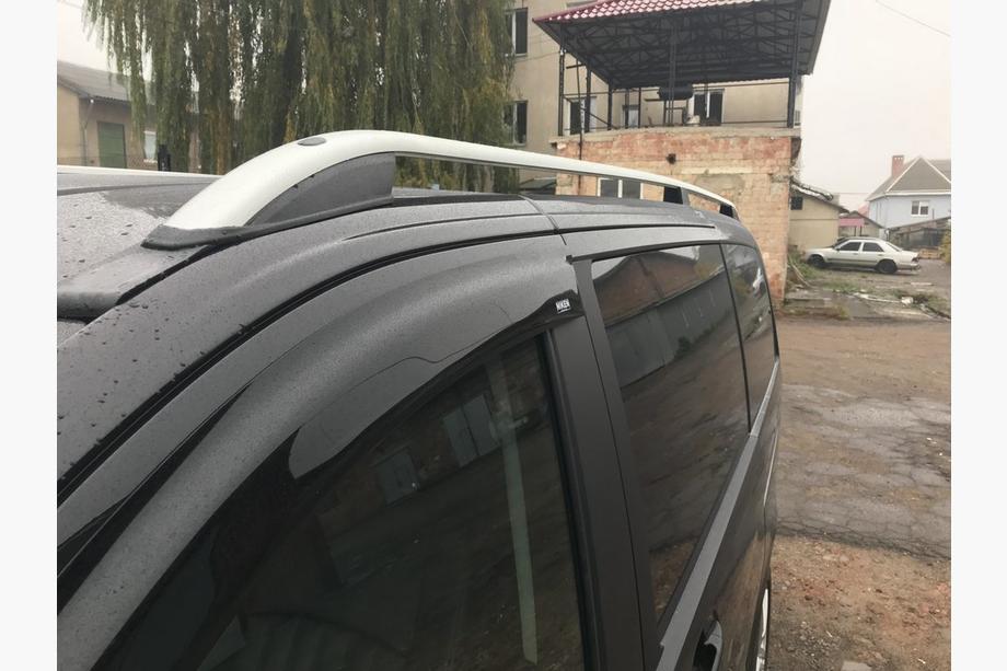 Mercedes Vito W639 2004-2014 гг. Серые рейлинги Skyport (цельнометаллические) Длинная База (EXTRALONG) Фото 4