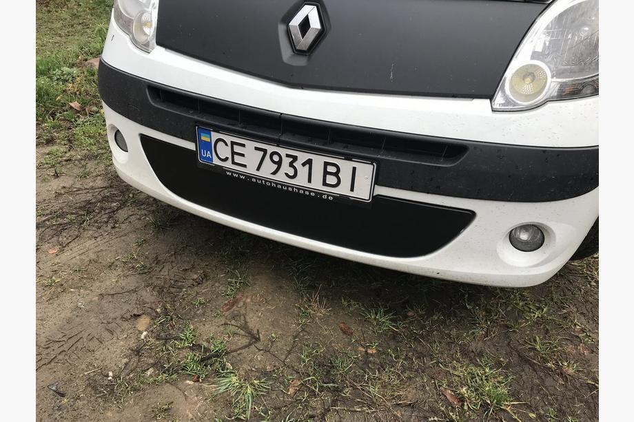 Renault Kangoo 2008–2020 гг. Зимняя нижняя решетка (2008-2013) Матовый Фото 3