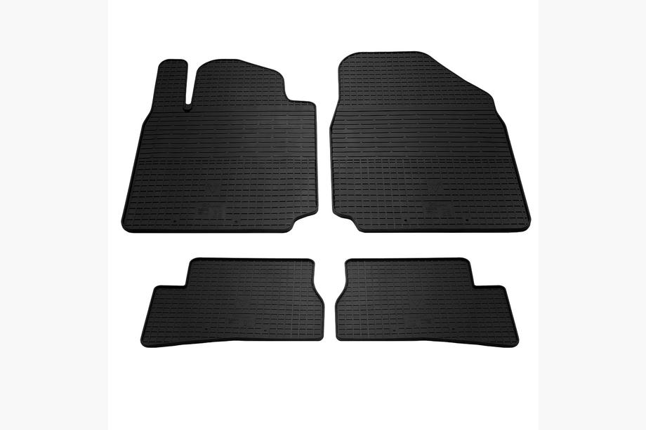 Nissan Micra K12 2003-2010 гг. Резиновые коврики (4 шт, Stingray Premium) Image