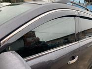 Chevrolet Captiva 2006-2019 гг. Ветровики с хромированным молдингом (4 шт, Niken) фото 2