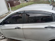 Ветровики с хромированным молдингом SD (4 шт, Niken) фото 1