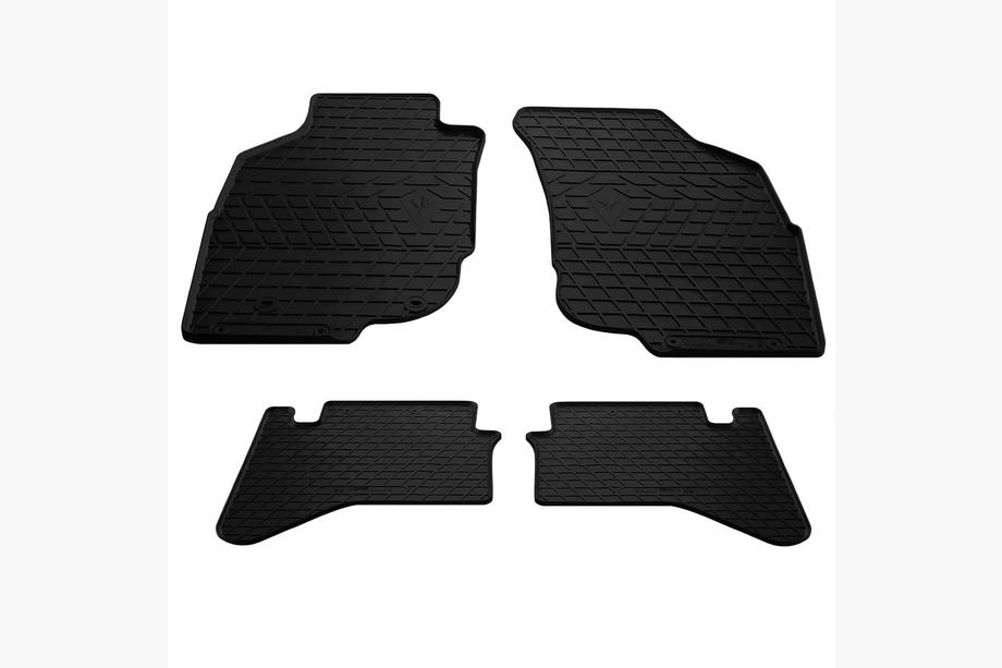 Toyota Hilux 2006-2015 гг. Резиновые коврики (4 шт, Stingray Premium) Image