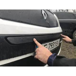 Зимняя накладка на решетку радиатора (2008-2013) Renault Kangoo 2008–2020 гг. фото 4
