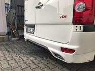 Volkswagen Crafter 2006-2016 гг. Накладка на задний бампер V2 (грунт под покраску) фото 2