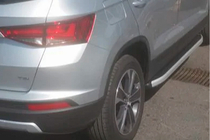 Seat Ateca 2016- гг. Боковые пороги Fullmond (2 шт., алюминий) фото 5