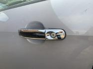 Ford Transit 2014- гг. Накладки на ручки с черной полосой (4 шт, ABS) фото 3