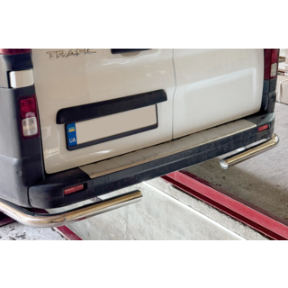 Задние уголки (2 шт., нержавейка) Fiat Talento 2016- гг. фото 1