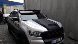Ford Ranger 2011–2022 гг. Козырек лобового стекла LED V1 фото 2