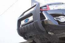 Передняя защита Jaguar (нержавейка) фото 2