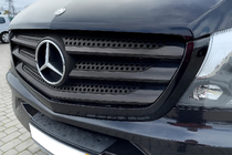 Накладки на решетку радиатора (6 шт, карбон) фото 4