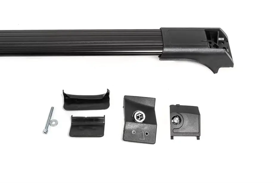 BMW X5 E70 2007-2013 гг. Поперечины на стандартные рейлинги без замка Flybar (2 шт) Черный Фото 9