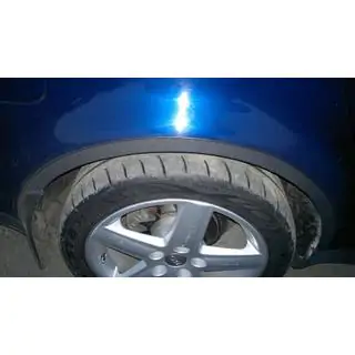 Расширители арок (4 шт, черные) Audi A6 C5 2001-2004 гг. фото 3
