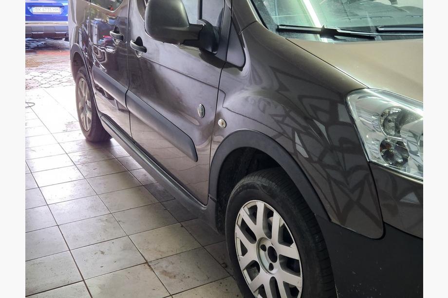 Citroen Berlingo 2008-2018 гг. Расширители арок (4 шт, черные) 1 Боковая Дверь, Пластик Фото 9