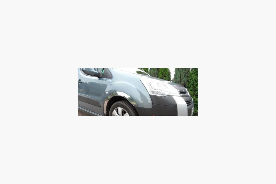 Citroen Berlingo 2008-2018 гг. Накладки на арки из нержавейки (4 шт) Фото 9