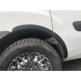 Расширители арок (4 шт, черные) Fiat Doblo I 2001-2005 гг. фото 2