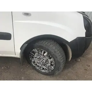 Расширители арок (4 шт, черные) Fiat Doblo I 2005-2010 гг. фото 2
