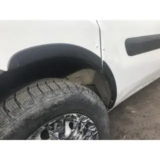 Расширители арок (4 шт, черные) Fiat Doblo I 2005-2010 гг. фото 3