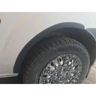 Расширители арок (4 шт, черные) Fiat Doblo I 2005-2010 гг. фото 4