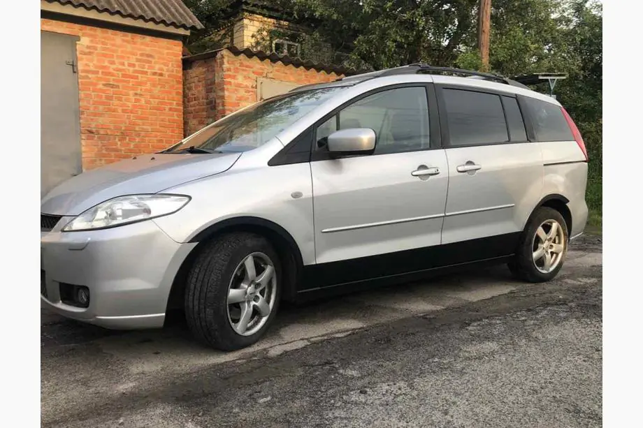 Mazda 5 2005-2009 гг. Расширители арок (4 шт, черные) 2005-2008, ABS-пластик