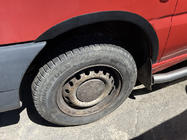 Mercedes Vito W638 1996-2003 гг. Расширители арок (4 шт, черные) Черная Нержавейка фото 2