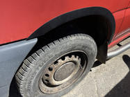 Mercedes Vito W638 1996-2003 гг. Расширители арок (4 шт, черные) Черная Нержавейка фото 3