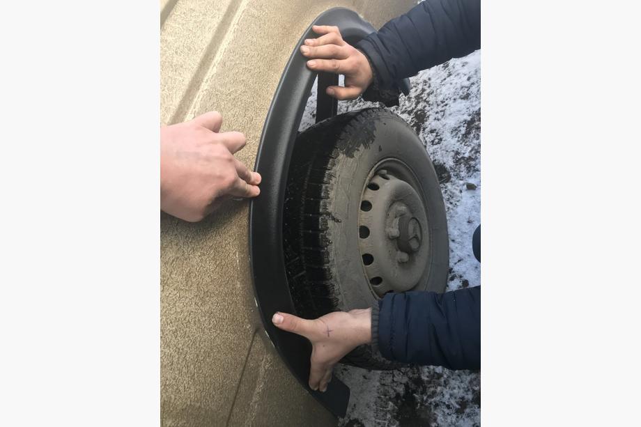 Mercedes Sprinter W901/902/903/904/905 1995–2006 гг. Расширители арок (6 шт, черные) Фото 5