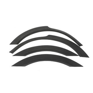 Расширители арок (4 шт, черные, ABS) Nissan NV400 2010-2024 гг. фото 2