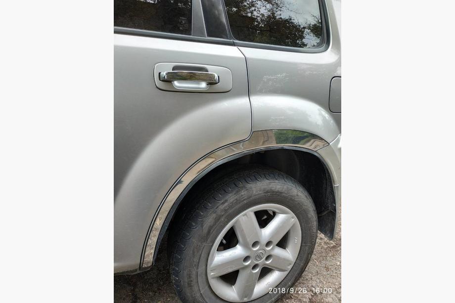 Nissan X-trail T30 2002-2007 гг. Накладки на арки (4 шт, нержавейка) Фото 2
