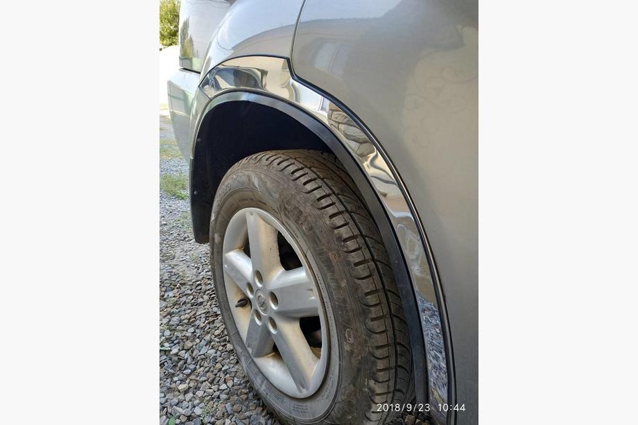 Nissan X-trail T30 2002-2007 гг. Накладки на арки (4 шт, нержавейка) Фото 4