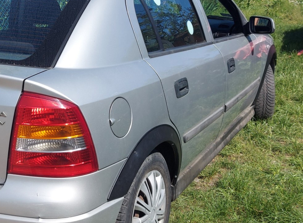 Накладки на арки (SD/HB) (4 шт, чорні) для Opel Astra G classic 1998-2012 рр - фото 5
