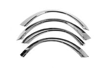 Накладки на арки (4 шт, нержавейка) фото 2