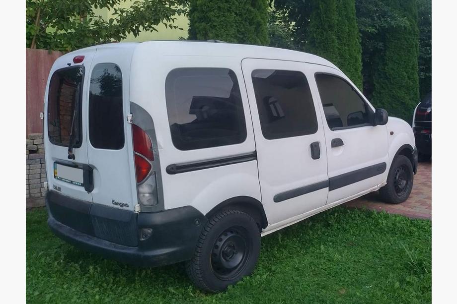 Renault Kangoo 1998-2008 гг. Расширители арок (4 шт, черные) Пластик Фото 4