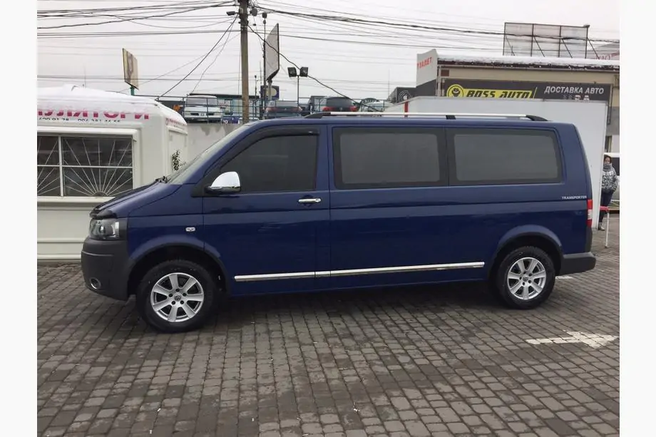 Volkswagen T5 Transporter 2003-2010 гг. Расширители арок (6 шт, черные) Фото 9
